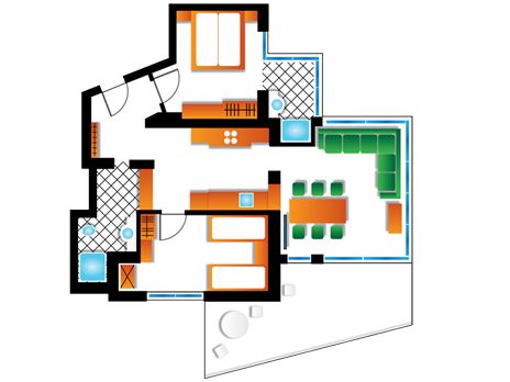 Chalet-apartment Ischgl Suite zondag t/m zondag Atrium