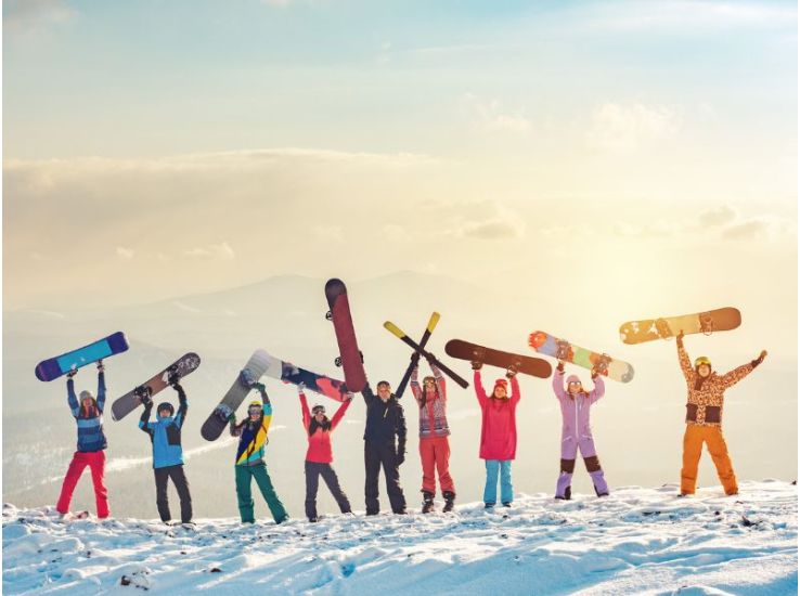 Ski holiday in February 2026