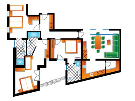 Chalet-apartment Ischgl Suite zondag t/m zondag Down Under