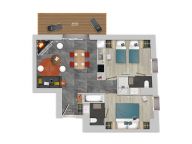 Chalet-apartment Résidence Izia with fire place or wood stove-6