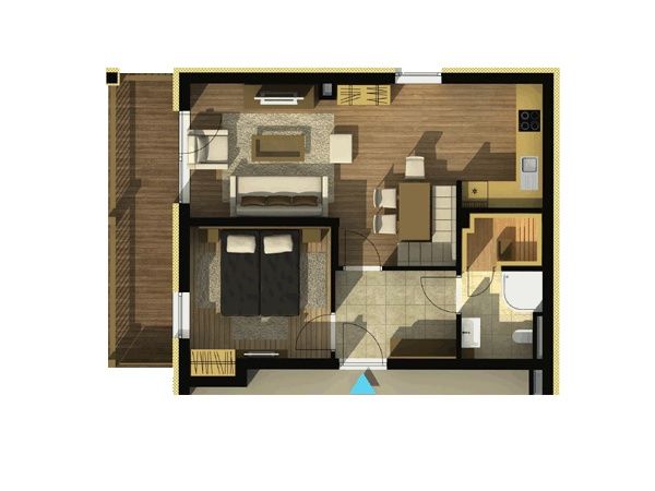 Apartment Sissipark Schönberg-Lachtal 2-room, with private sauna