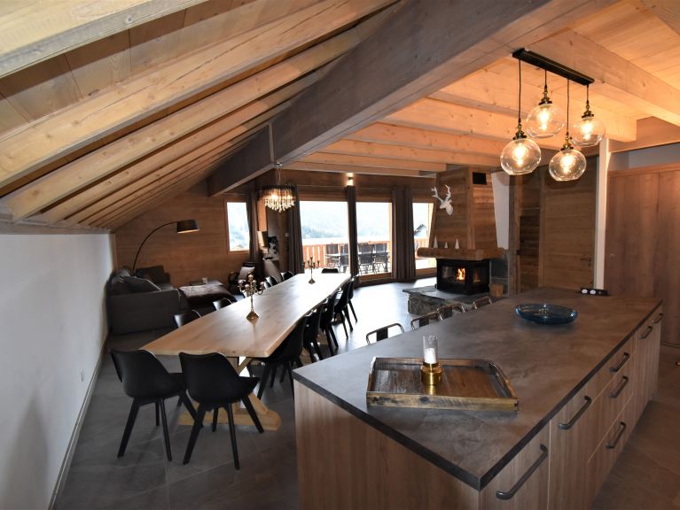 Chalet-apartment Opaline with private sauna