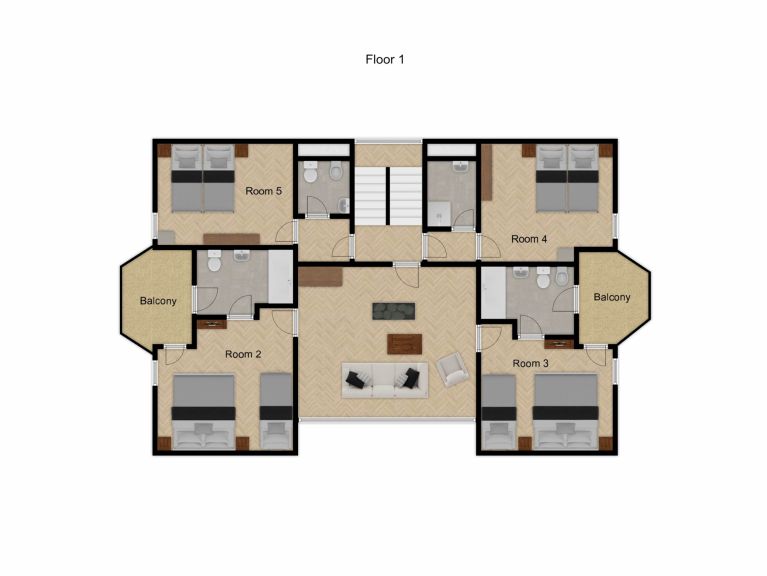 Chalet Anna Maria catering included