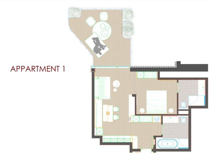 Apartment Postresidenz Chalet