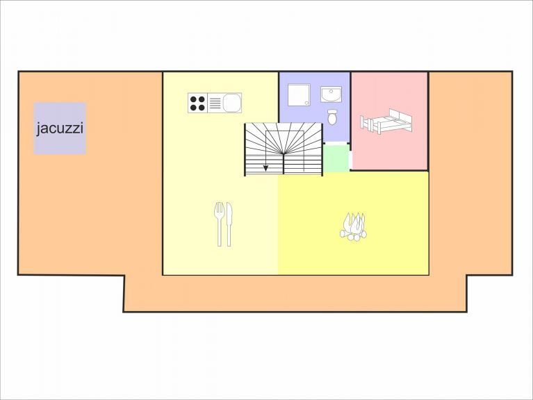 Chalet Des Etoiles Les Masses with outside whirlpool