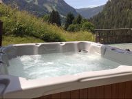 Chalet Les 2 Vallees with outdoor whirlpool and sauna-24