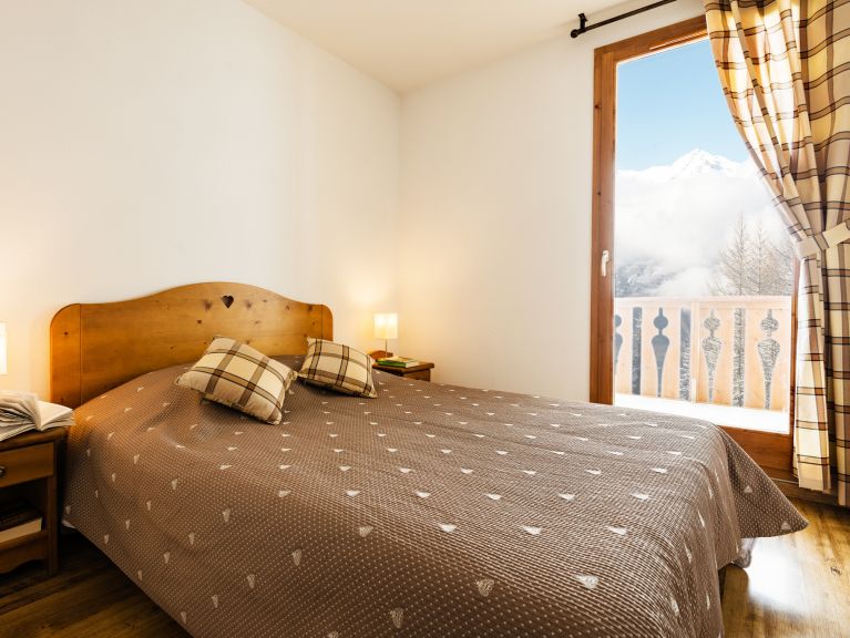 Apartment Résidence L'Arollaie with cabin or sleeping corner