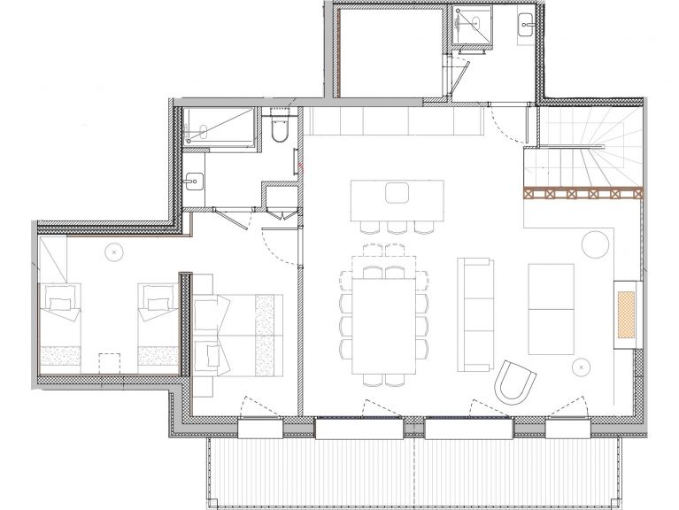 Chalet-apartment Lodge PureValley with private sauna