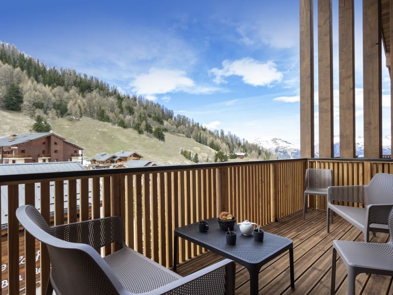 Chalet-apartment Le Diamant des neiges Mountain view
