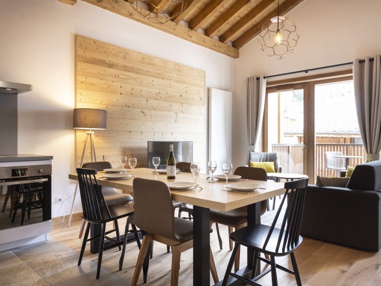 Chalet-apartment Le Diamant des neiges Mountain view