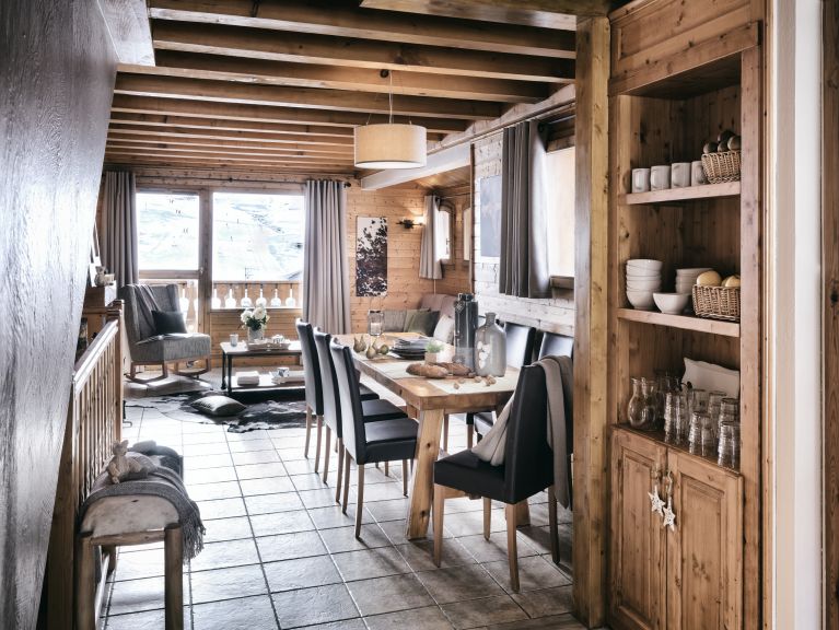 Chalet-apartment Montagnettes Hameau du Soleil I with sauna