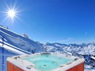 Chalet Petit Châtel with outdoor whirlpool-3
