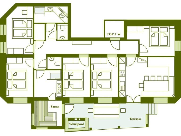 Chalet-apartment Bachgut Luxus Suite Type A