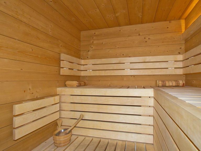Chalet Le Prestige Lodge with a private swimming pool