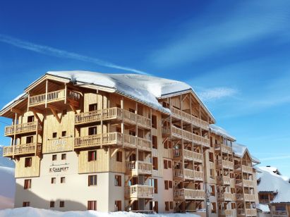 Apartment Front de Neige with cabin-1