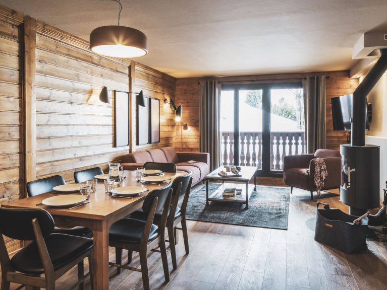 Chalet-apartment Montagnettes Hameau de la Sapinière with cabin