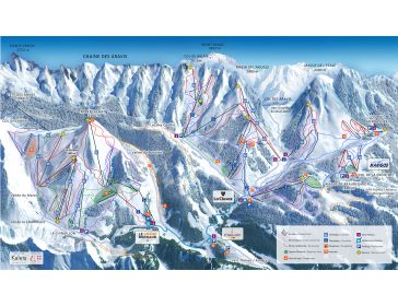 Piste map Massif des Aravis