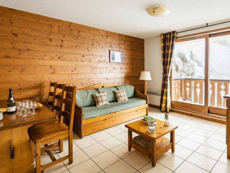 Apartment Résidence L'Arollaie with cabin or sleeping corner