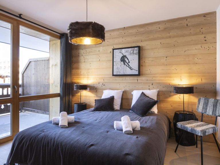 Apartment Neige et Soleil with cabin