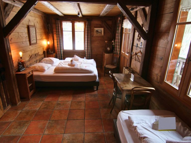 Chalet Le Vieux catering included and private sauna