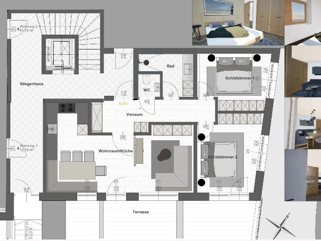 Apartment B Living zondag t/m zondag
