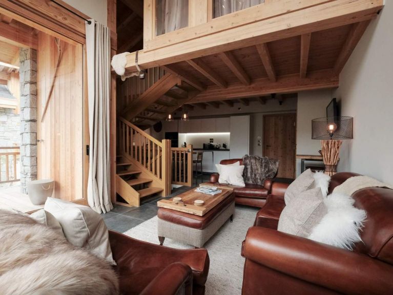 Chalet Caseblanche Carcosa with wood stove and sauna