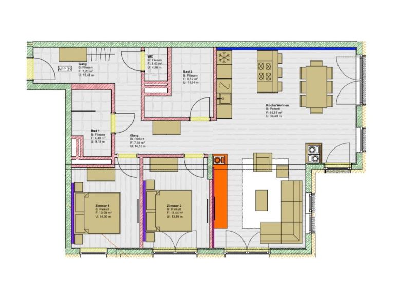 Apartment Residenz Illyrica Tirol penthouse