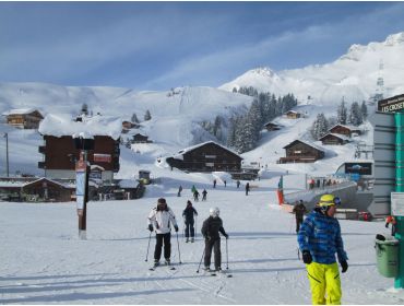 Ski village Small winter-sport village, surrounded by ski lifts-2