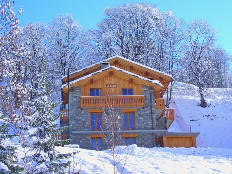 Chalet Paradis de St. Martin with sauna
