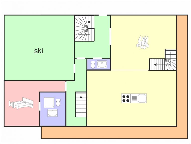 Chalet Julia with private sauna