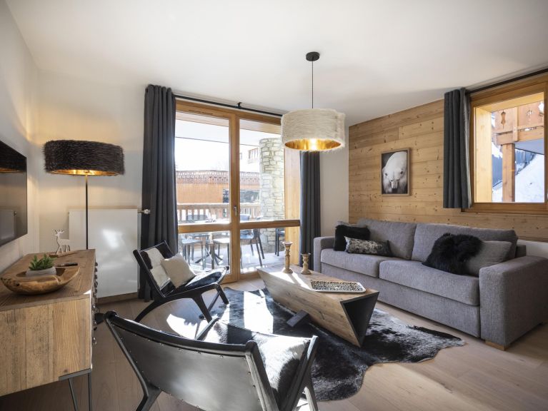 Apartment Neige et Soleil with cabin