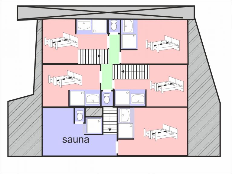 Chalet Honoré with sauna