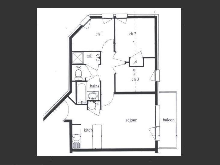 Apartment Les Côtes d'Or Bossons - 404