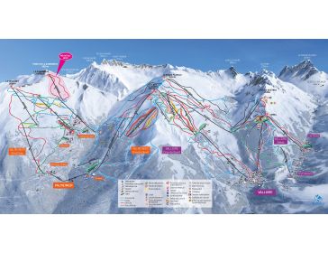 Piste map Valloire / Valmeinier