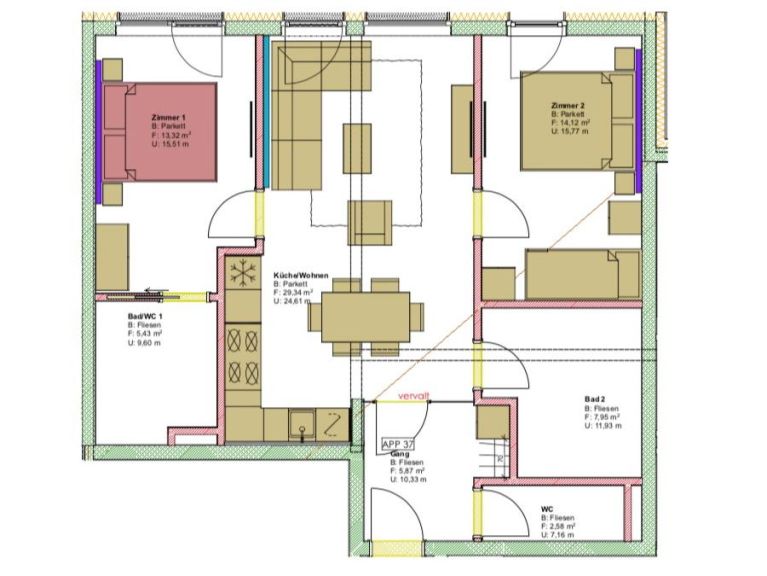 Apartment Residenz Illyrica Tirol penthouse