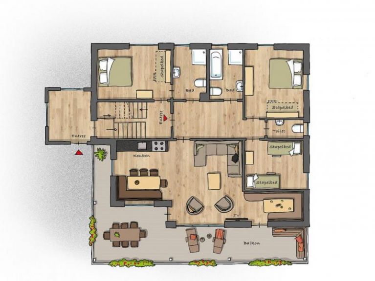 Apartment Iris Golden Geier