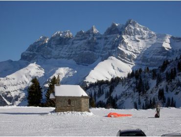 Ski village Small winter-sport village, surrounded by ski lifts-6