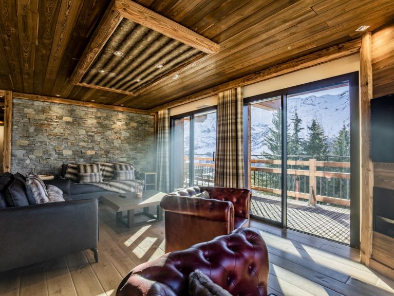 Chalet-apartment Lodge PureValley with private outdoor sauna