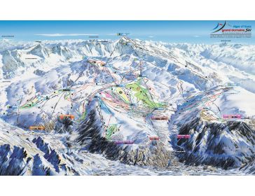 Piste map Alpe d'Huez - Le Grand Domaine