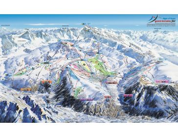 Piste map Alpe d'Huez - Le Grand Domaine