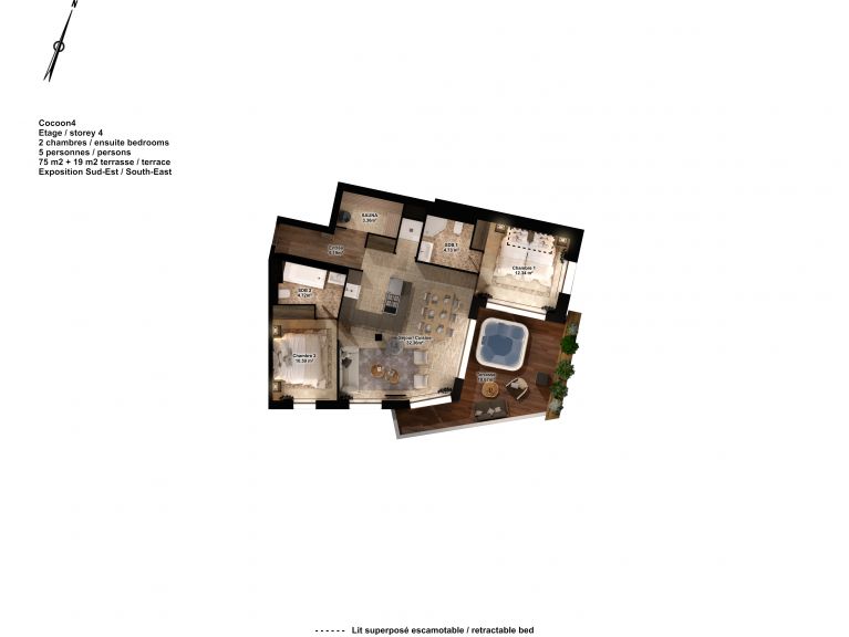 Chalet-apartment Cocoon