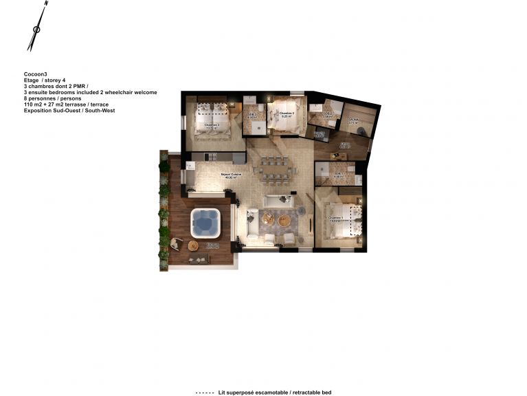 Chalet-apartment Cocoon