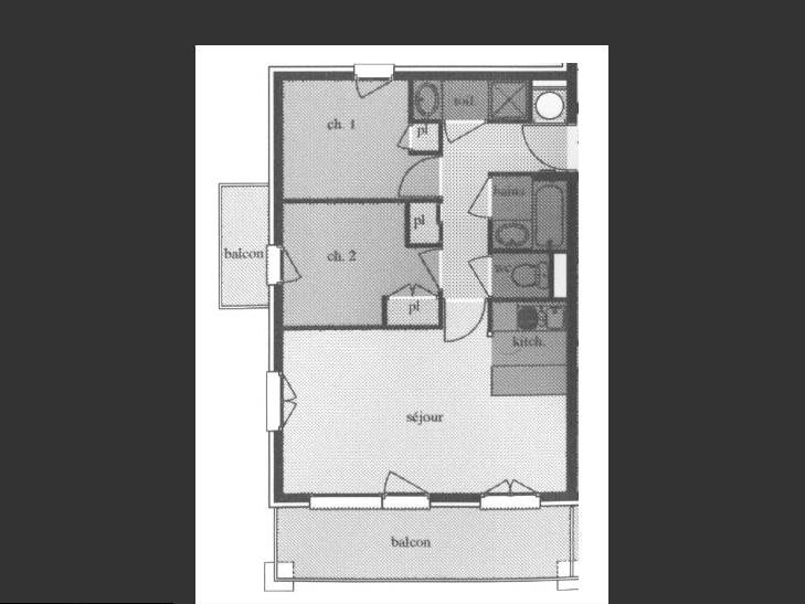 Apartment Les Côtes d'Or Argentière - 201