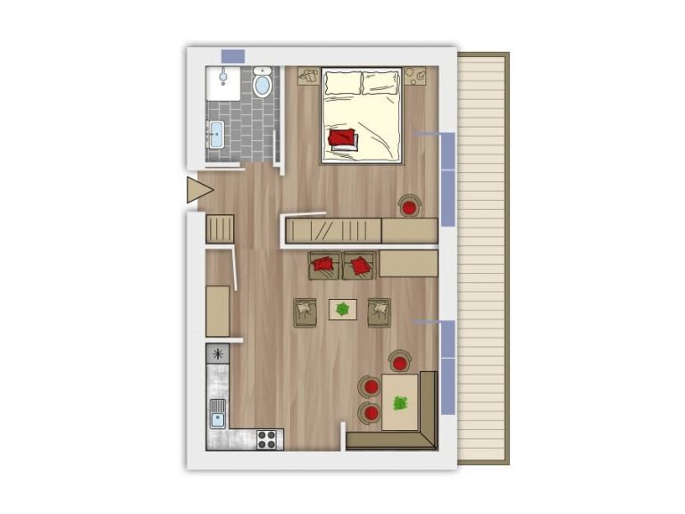 Chalet-apartment Landhof Type 1
