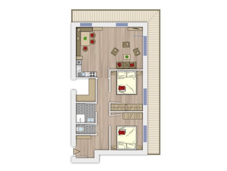 Chalet-apartment Landhof Type 2