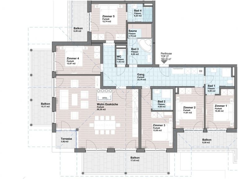Apartment Residenz Drachenstein Wildschönau Penthouse with private sauna