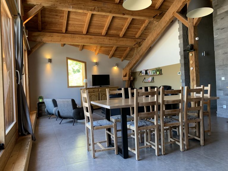 Chalet-apartment de Sarenne with outdoor whirlpool