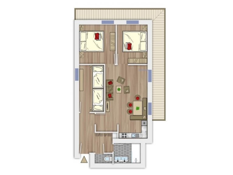 Chalet-apartment Landhof Type 3
