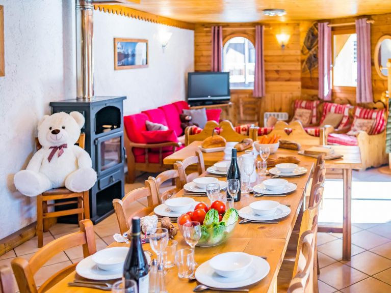 Chalet-apartment Gypaete combination - with outdoor whirlpool