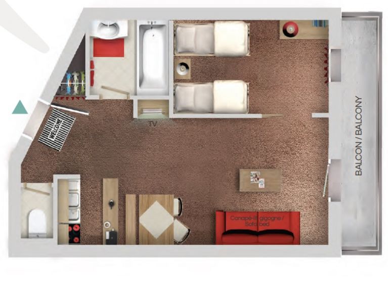 Chalet-apartment Le Cheval Blanc Classique